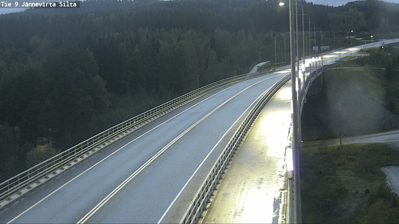 Weather Camera Image Road 9 Kuopio, Jännevirran silta, Kuopio, Pohjois-Savo
