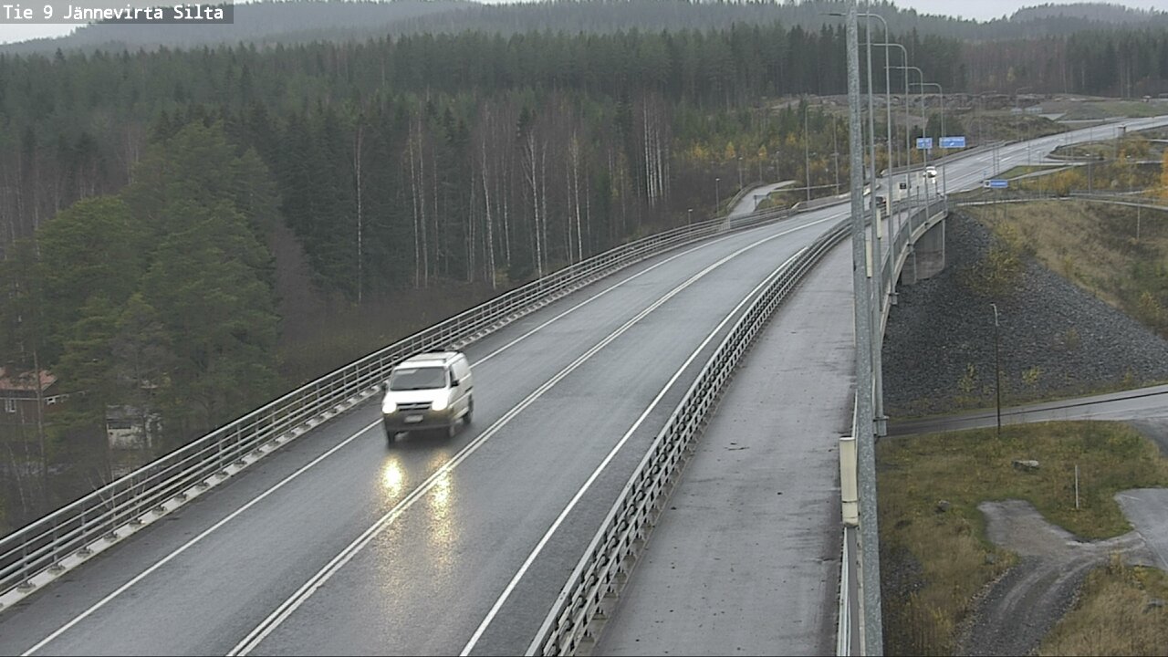 Weather Camera Image Väg 9 Kuopio, Jännevirran silta, Kuopio, Pohjois-Savo