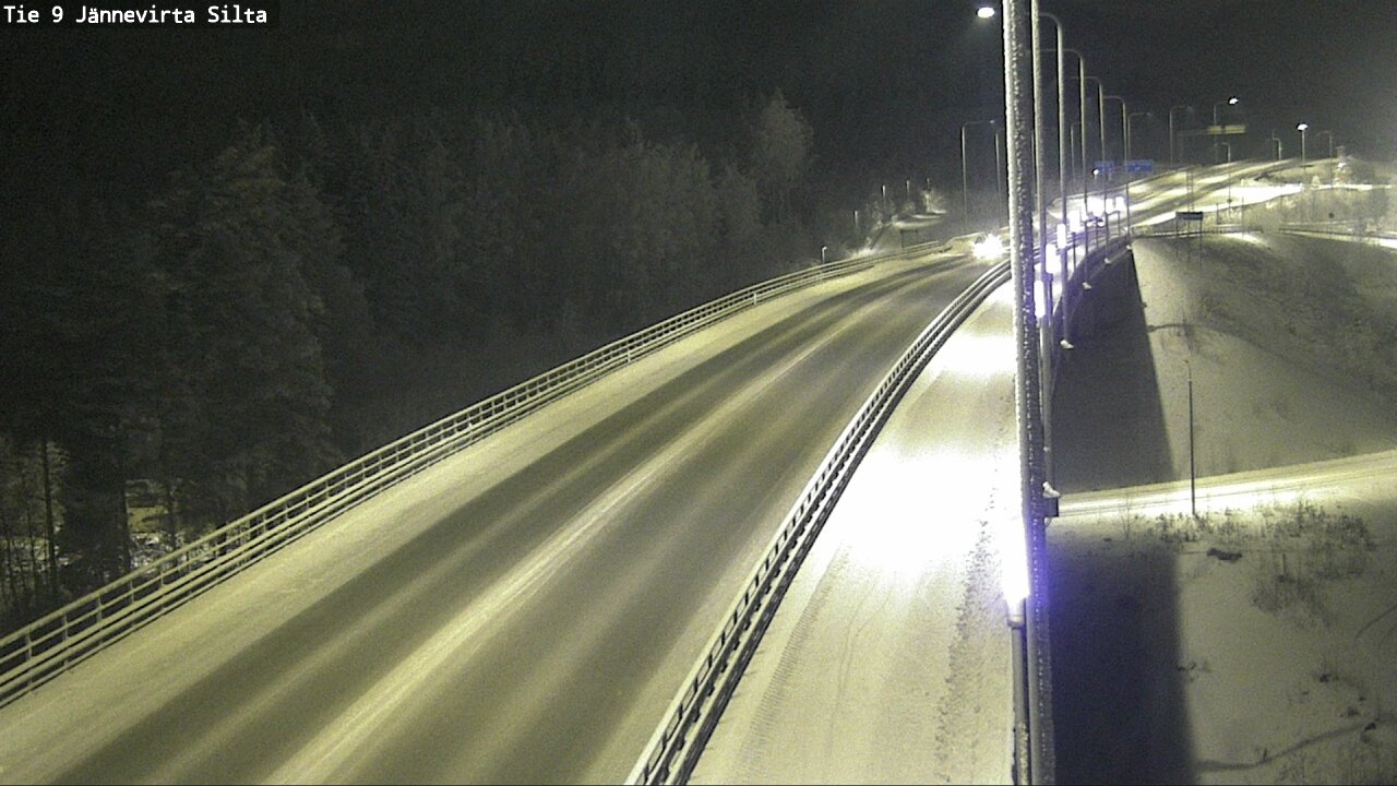 Weather Camera Image Väg 9 Kuopio, Jännevirran silta, Kuopio, Pohjois-Savo