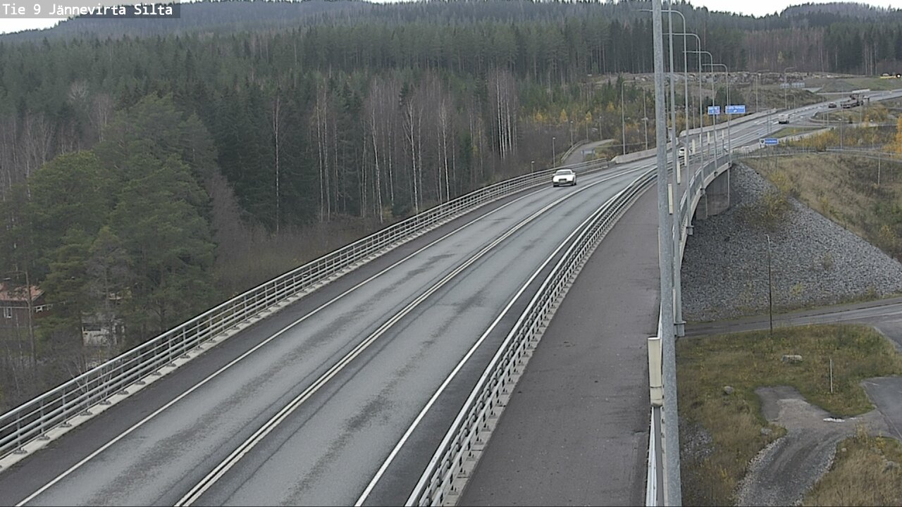 Weather Camera Image Väg 9 Kuopio, Jännevirran silta, Kuopio, Pohjois-Savo