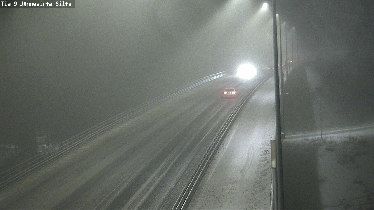 Weather Camera Image Road 9 Kuopio, Jännevirran silta, Kuopio, Pohjois-Savo