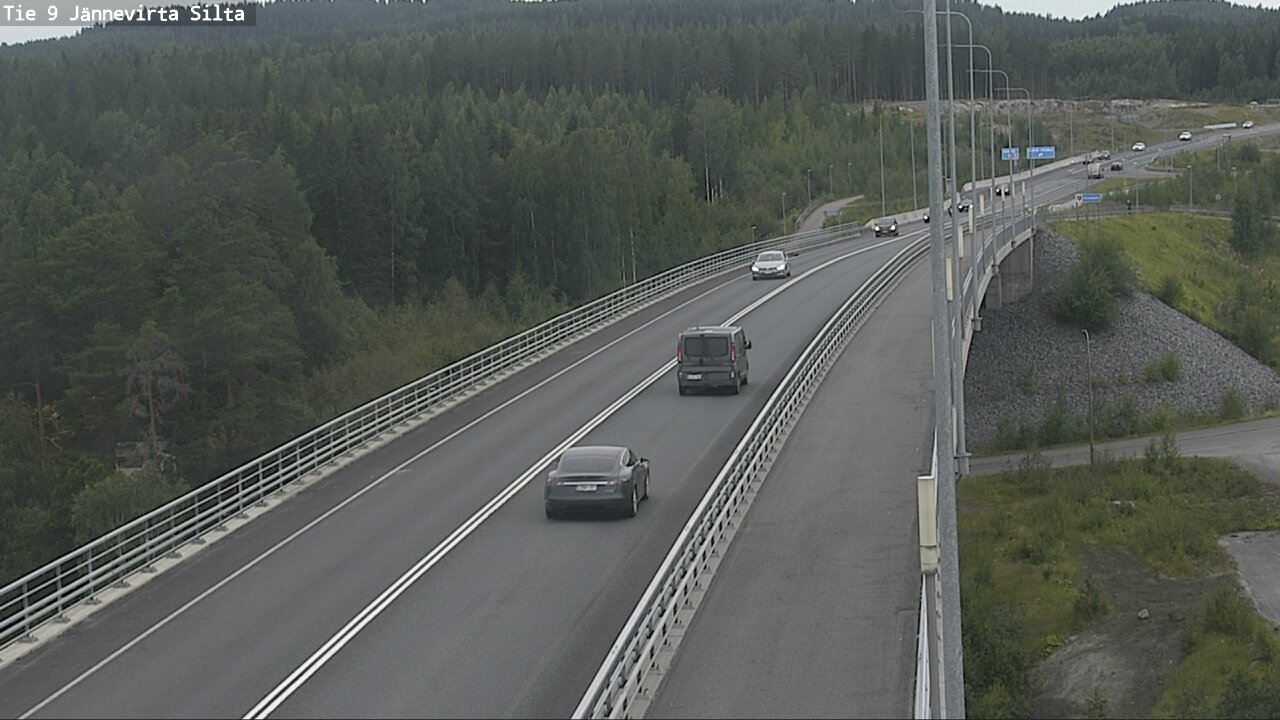 Weather Camera Image Road 9 Kuopio, Jännevirran silta, Kuopio, Pohjois-Savo