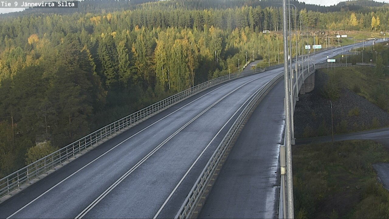 Weather Camera Image Road 9 Kuopio, Jännevirran silta, Kuopio, Pohjois-Savo