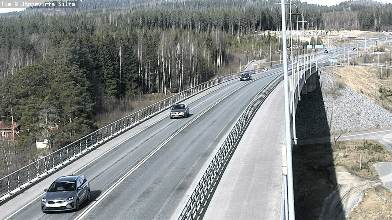 Kelikamerat Kuva Tie 9 Kuopio, Jännevirran silta, Kuopio, Pohjois-Savo
