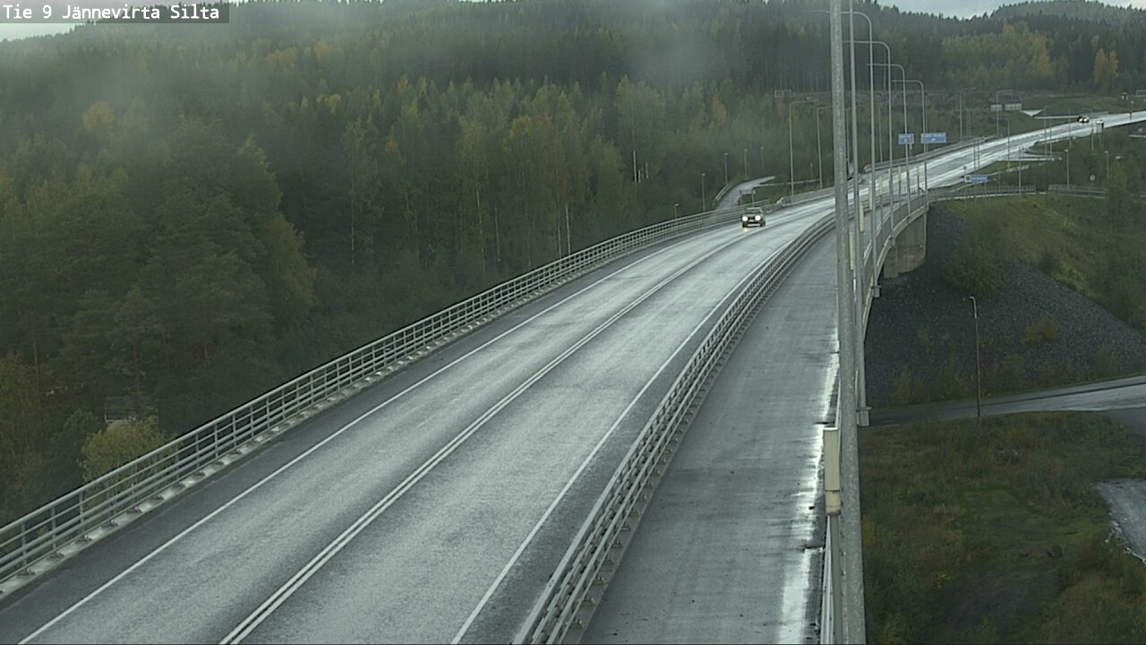 Weather Camera Image Road 9 Kuopio, Jännevirran silta, Kuopio, Pohjois-Savo