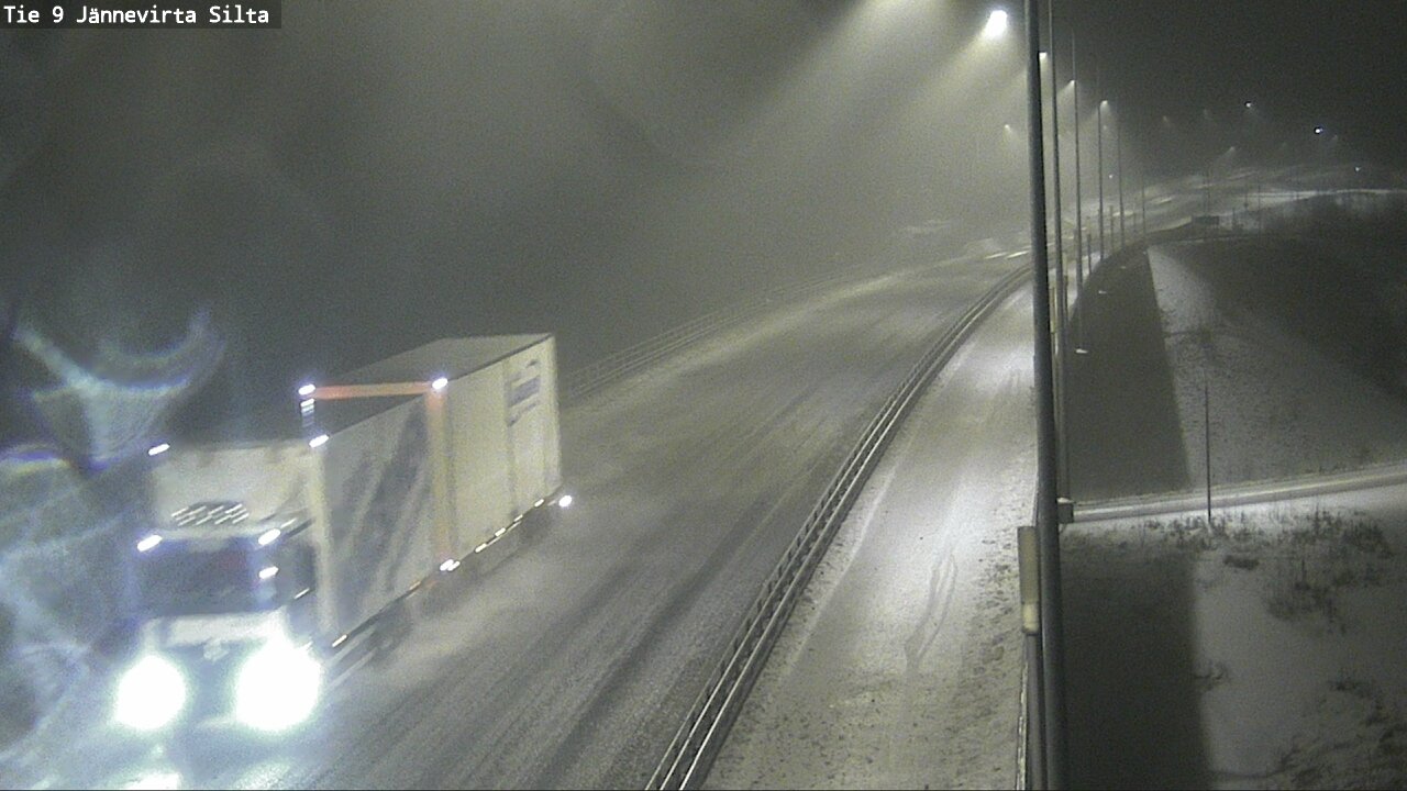 Weather Camera Image Road 9 Kuopio, Jännevirran silta, Kuopio, Pohjois-Savo