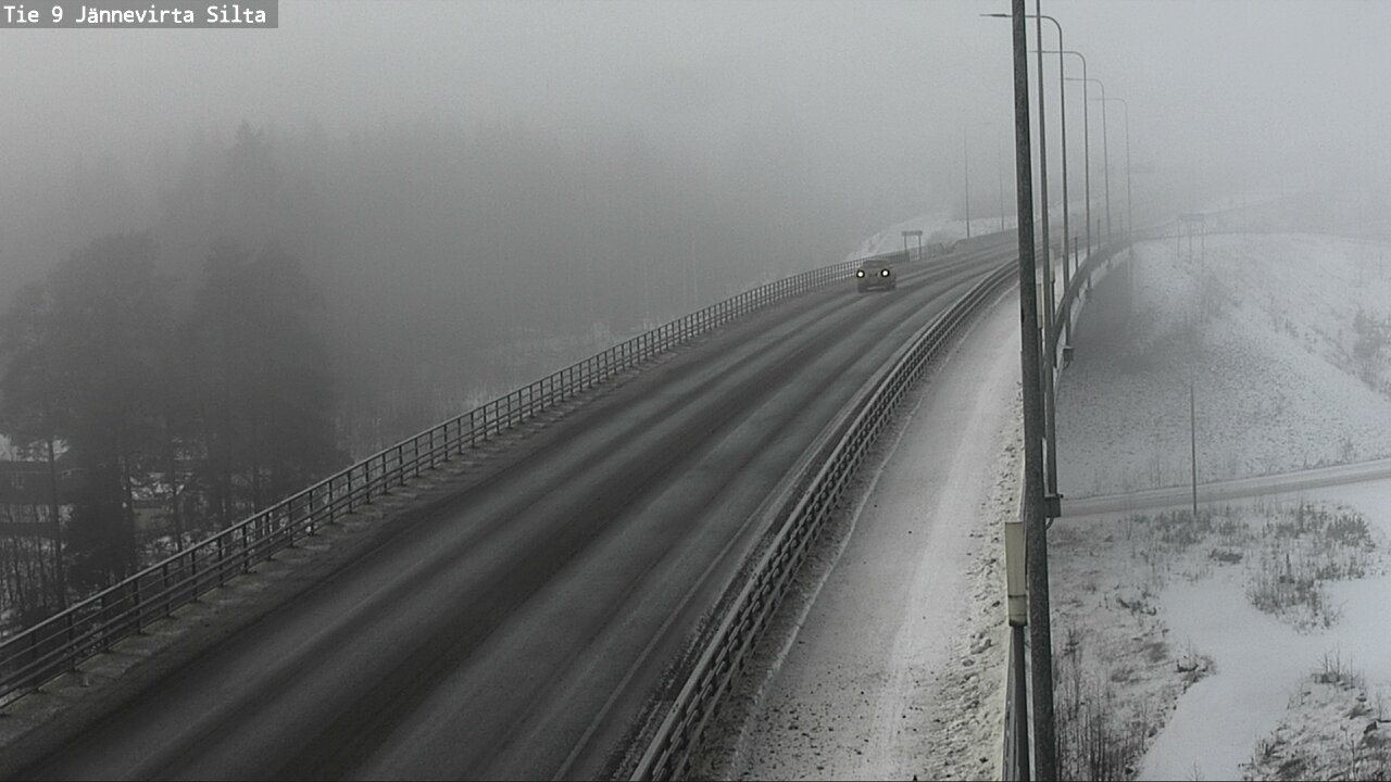 Weather Camera Image Road 9 Kuopio, Jännevirran silta, Kuopio, Pohjois-Savo