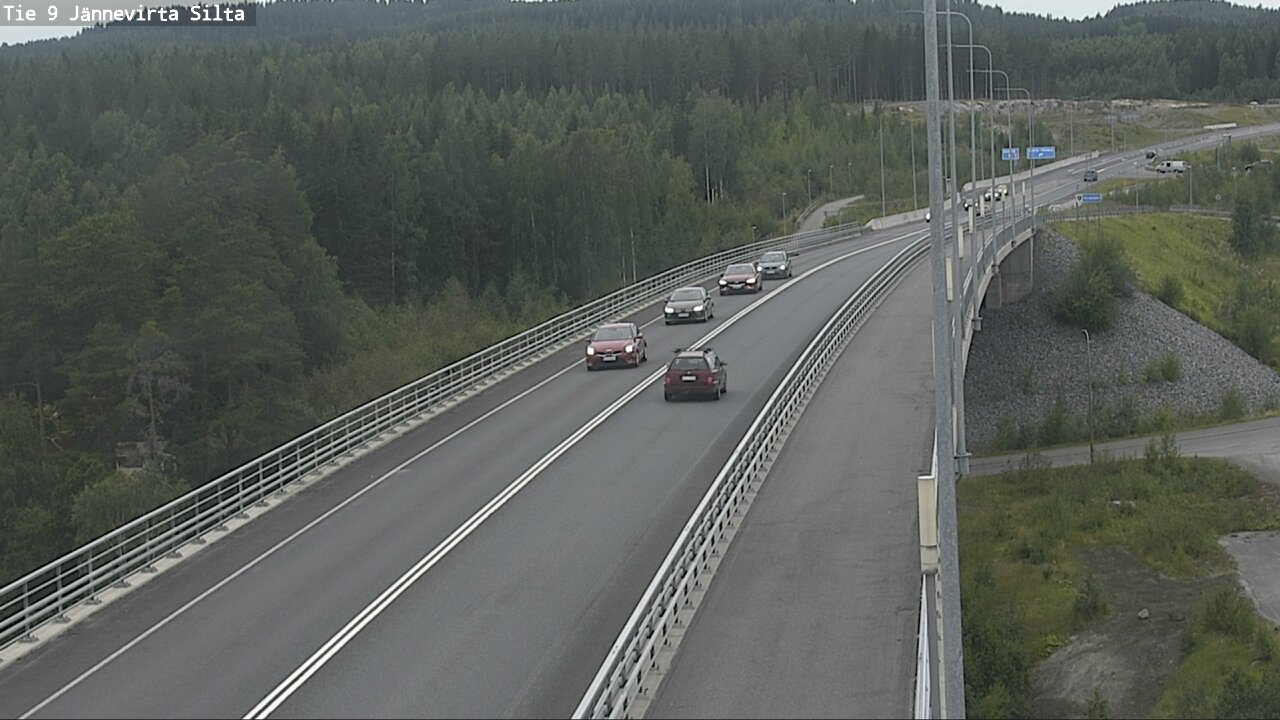 Weather Camera Image Road 9 Kuopio, Jännevirran silta, Kuopio, Pohjois-Savo