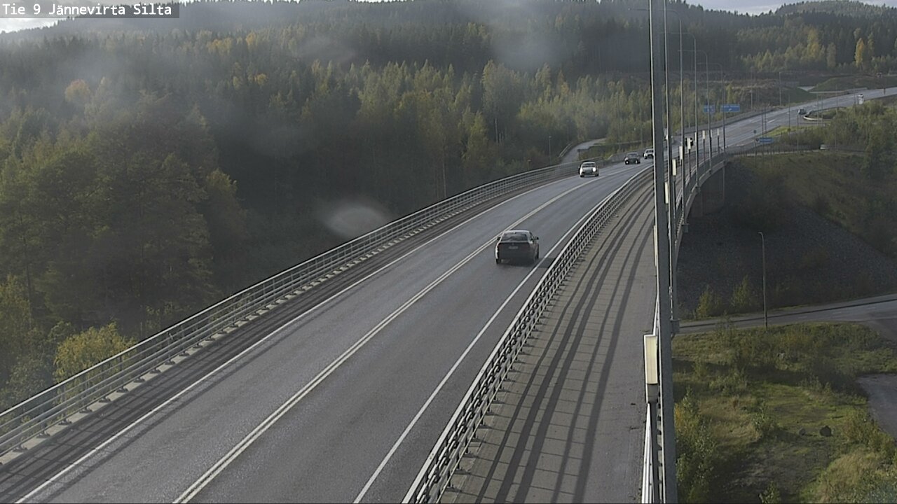 Weather Camera Image Road 9 Kuopio, Jännevirran silta, Kuopio, Pohjois-Savo