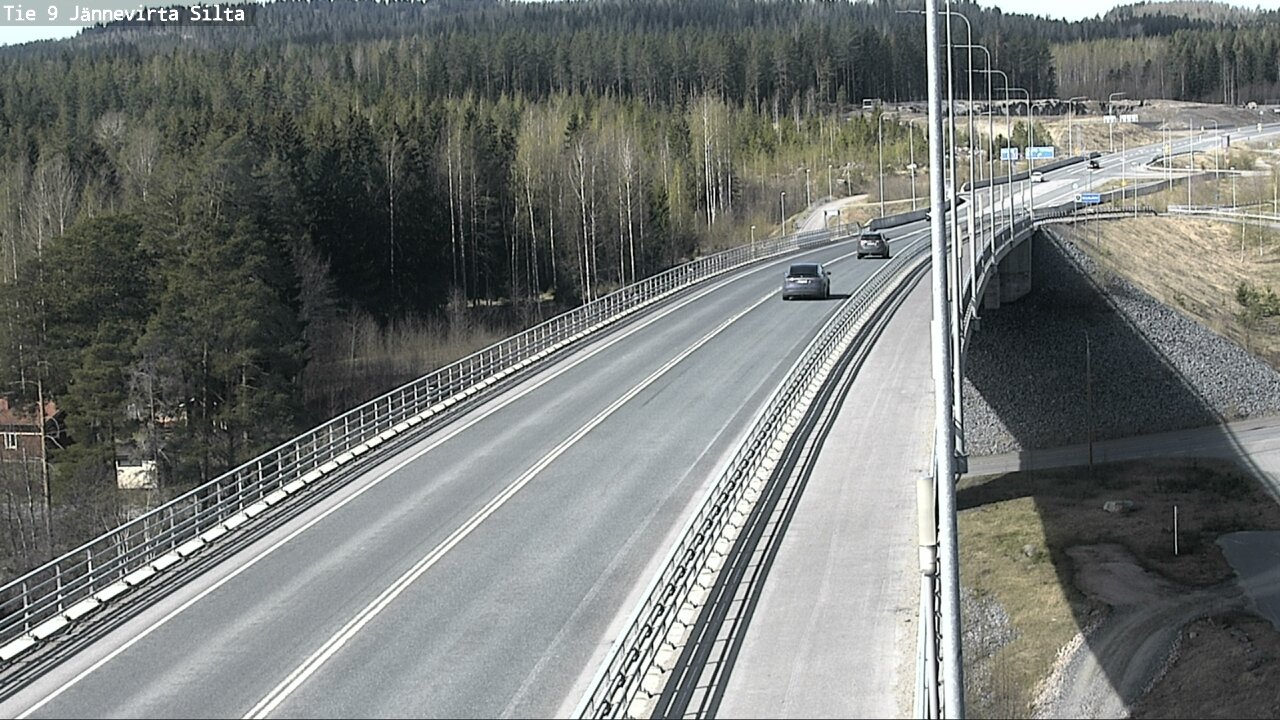 Weather Camera Image Road 9 Kuopio, Jännevirran silta, Kuopio, Pohjois-Savo
