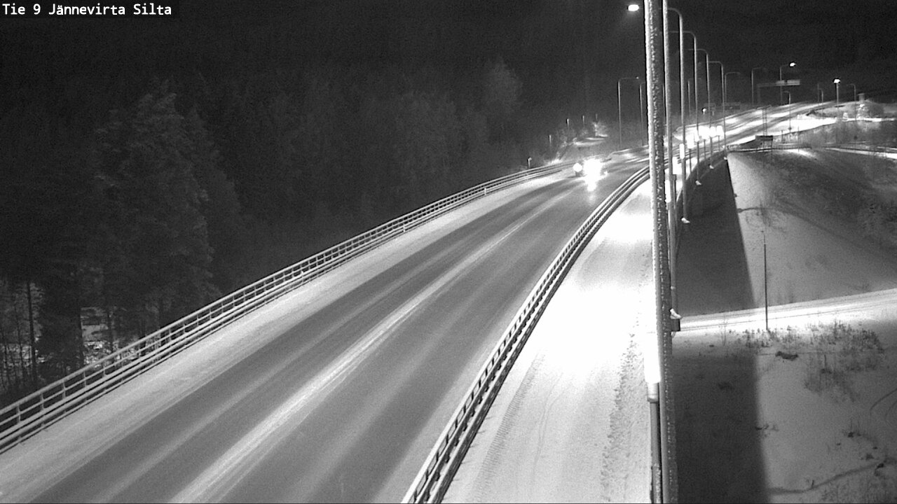 Weather Camera Image Väg 9 Kuopio, Jännevirran silta, Kuopio, Pohjois-Savo