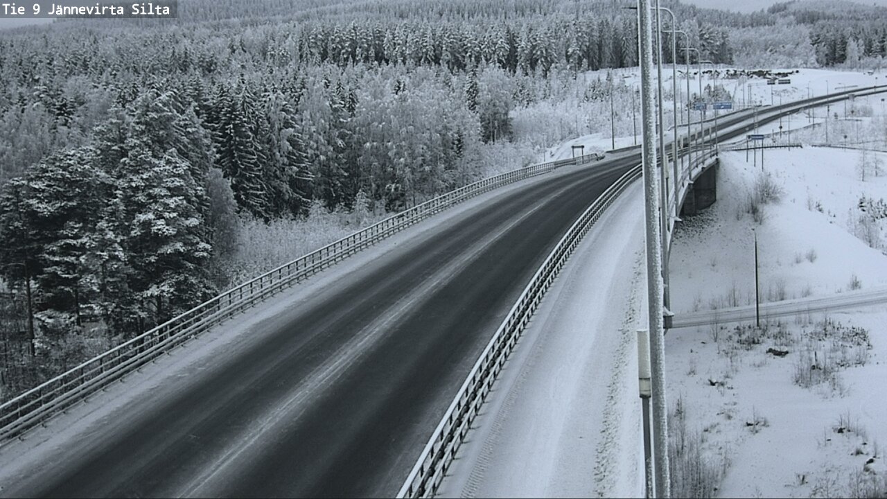 Weather Camera Image Väg 9 Kuopio, Jännevirran silta, Kuopio, Pohjois-Savo