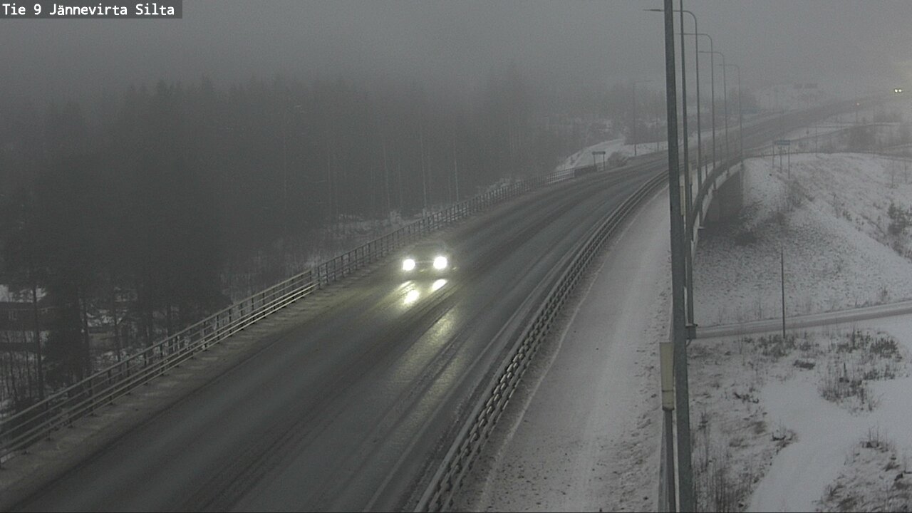 Weather Camera Image Road 9 Kuopio, Jännevirran silta, Kuopio, Pohjois-Savo