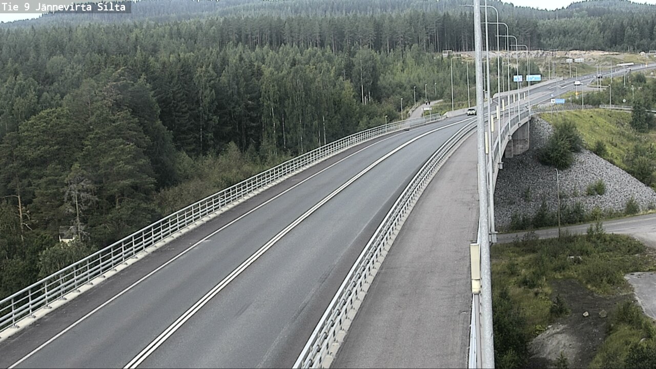 Weather Camera Image Road 9 Kuopio, Jännevirran silta, Kuopio, Pohjois-Savo