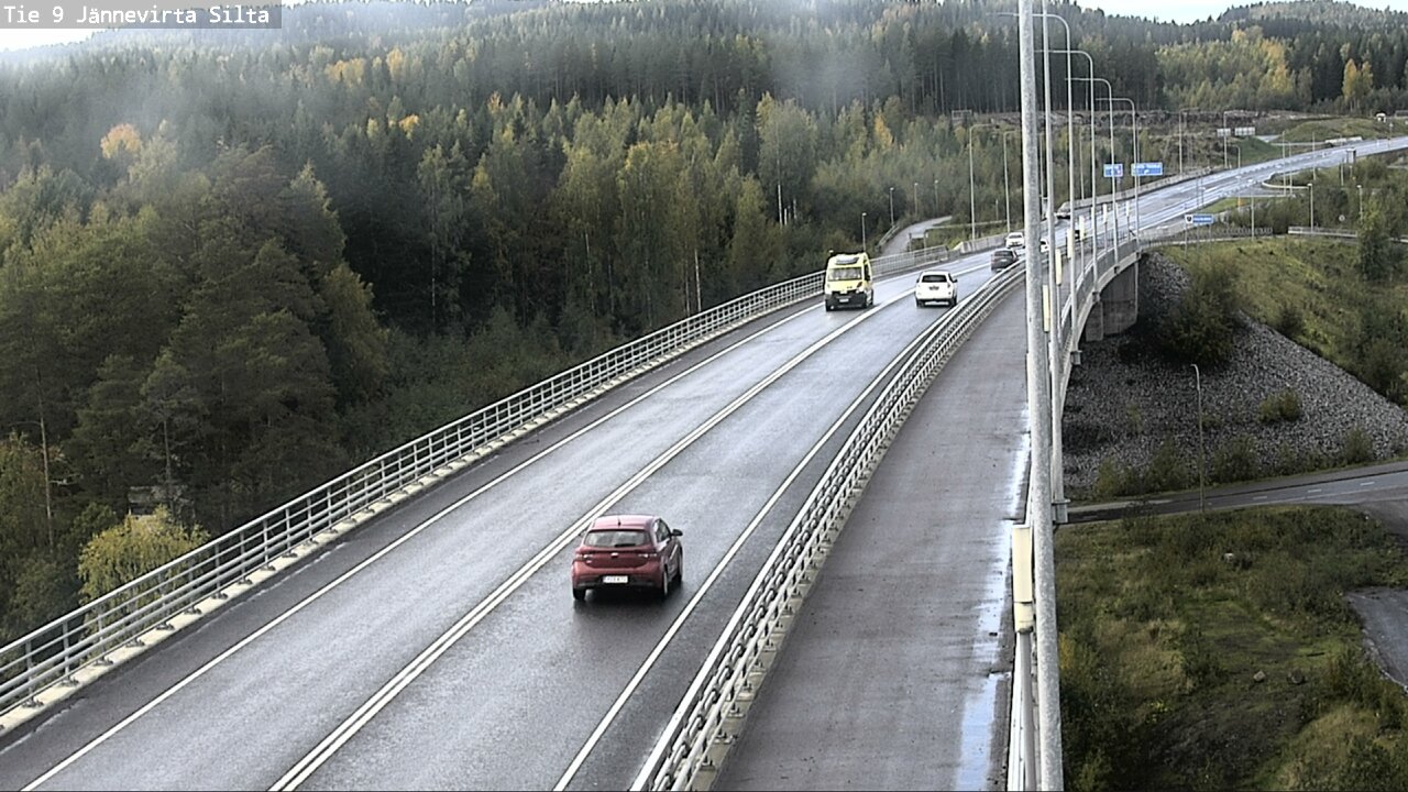 Weather Camera Image Road 9 Kuopio, Jännevirran silta, Kuopio, Pohjois-Savo