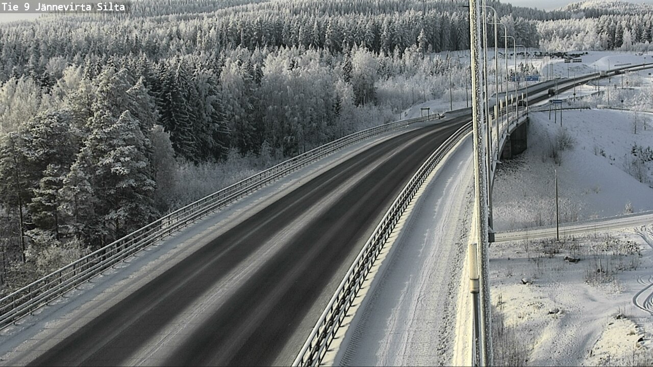 Weather Camera Image Väg 9 Kuopio, Jännevirran silta, Kuopio, Pohjois-Savo