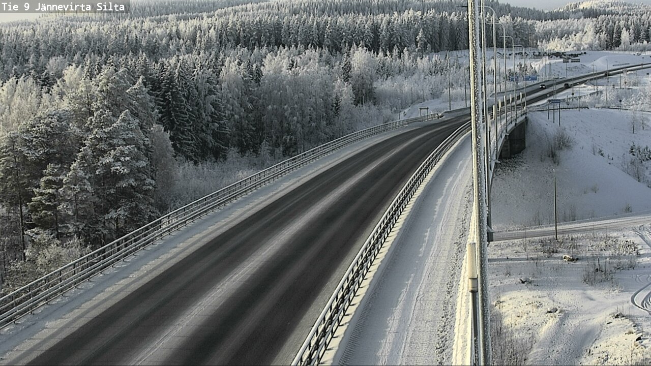 Weather Camera Image Väg 9 Kuopio, Jännevirran silta, Kuopio, Pohjois-Savo