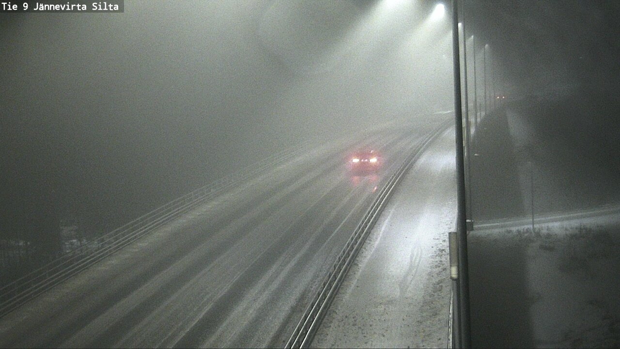 Weather Camera Image Road 9 Kuopio, Jännevirran silta, Kuopio, Pohjois-Savo