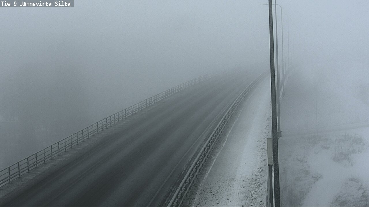Weather Camera Image Road 9 Kuopio, Jännevirran silta, Kuopio, Pohjois-Savo