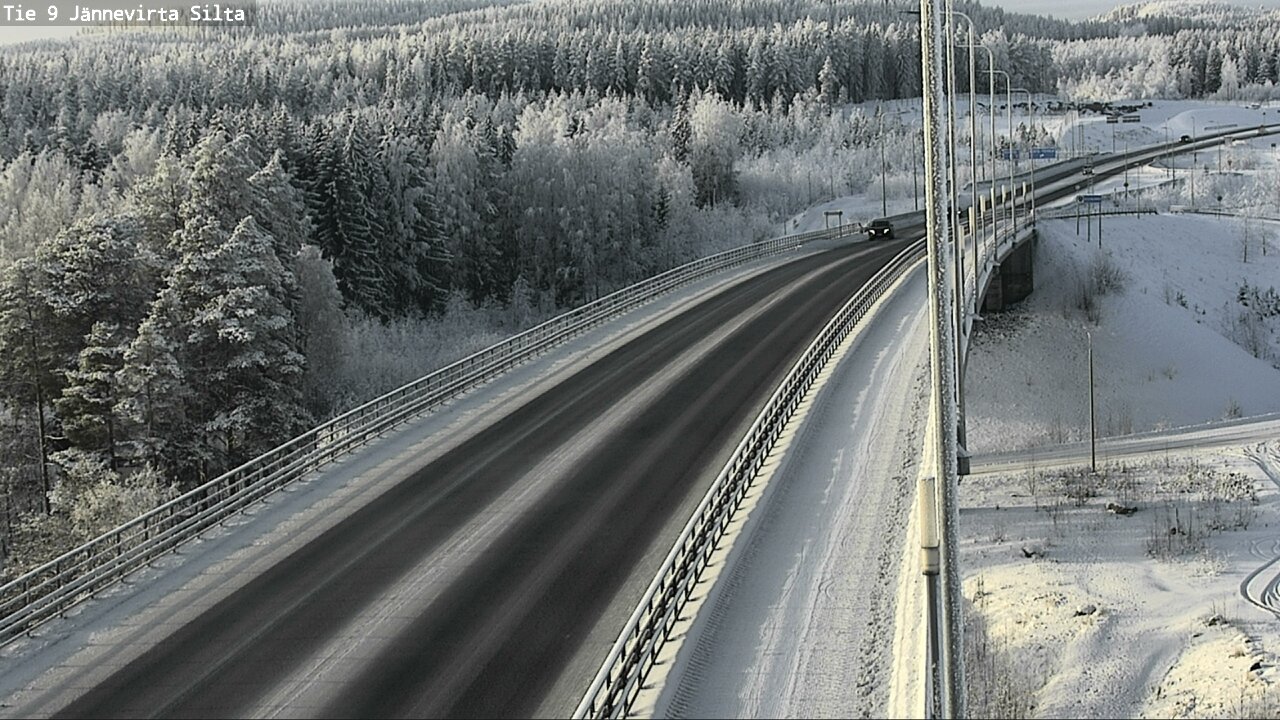 Weather Camera Image Väg 9 Kuopio, Jännevirran silta, Kuopio, Pohjois-Savo