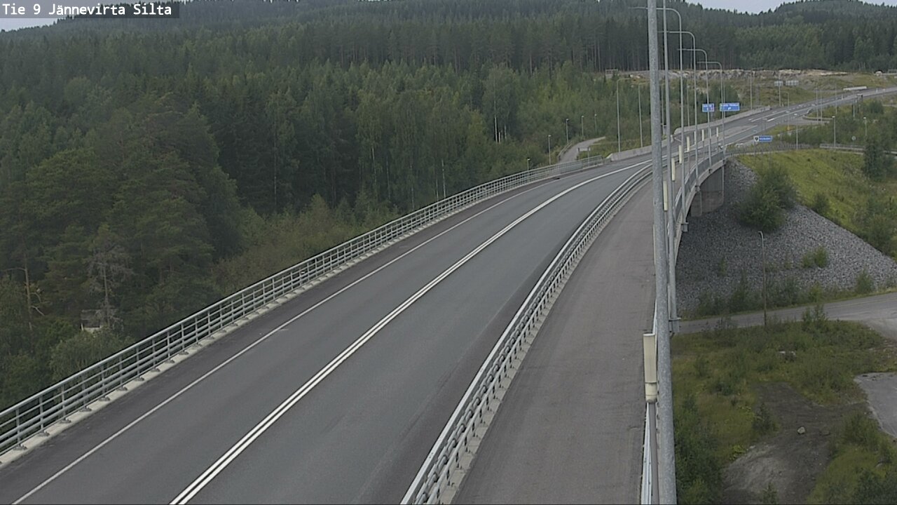 Weather Camera Image Road 9 Kuopio, Jännevirran silta, Kuopio, Pohjois-Savo