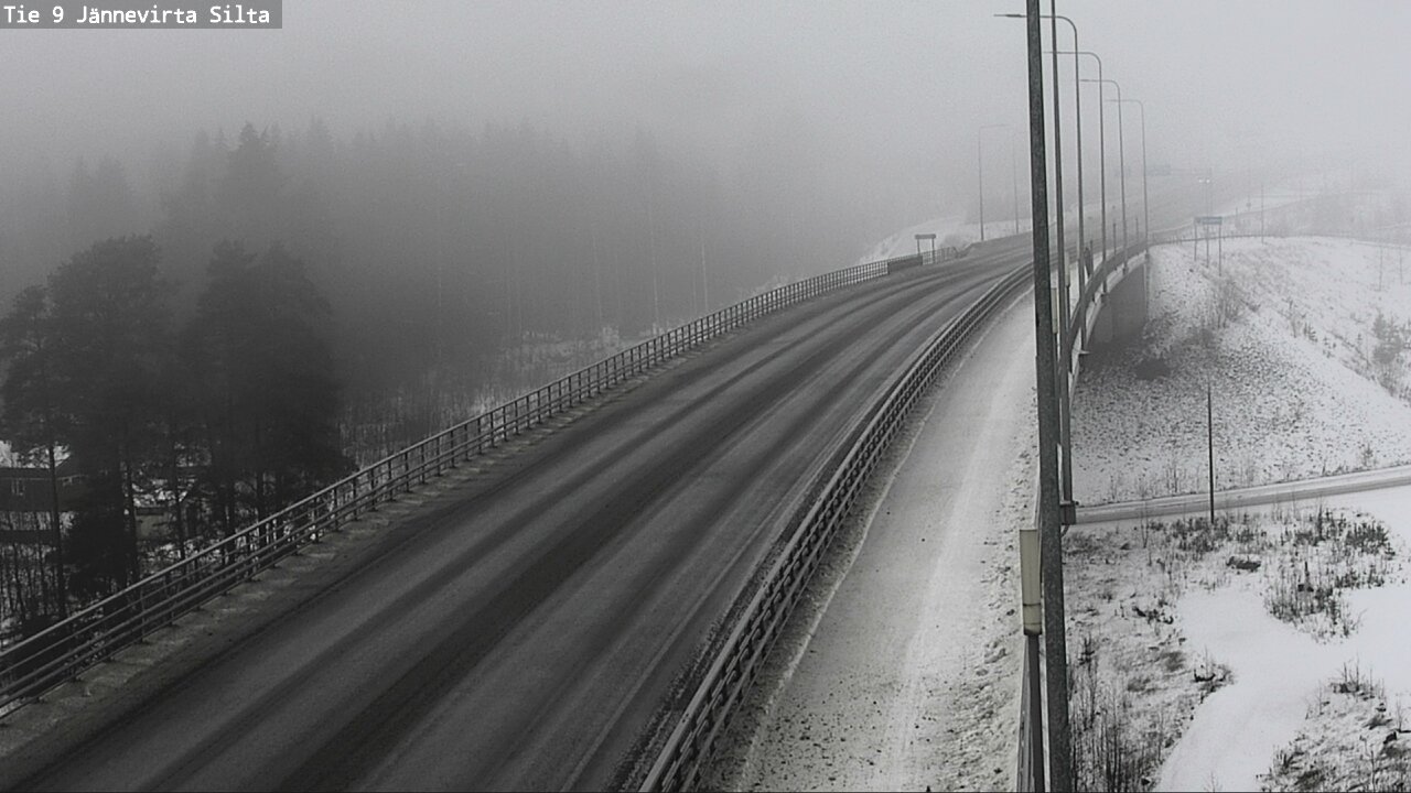 Weather Camera Image Road 9 Kuopio, Jännevirran silta, Kuopio, Pohjois-Savo