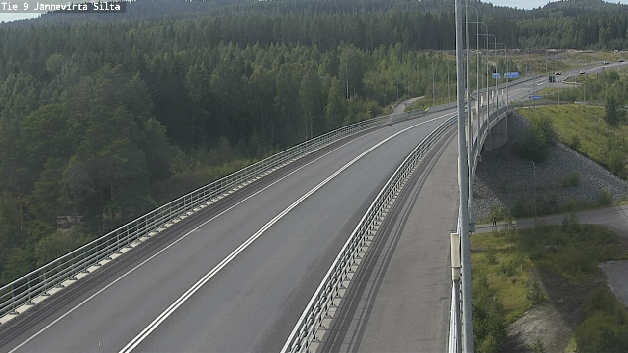 Weather Camera Image Road 9 Kuopio, Jännevirran silta, Kuopio, Pohjois-Savo