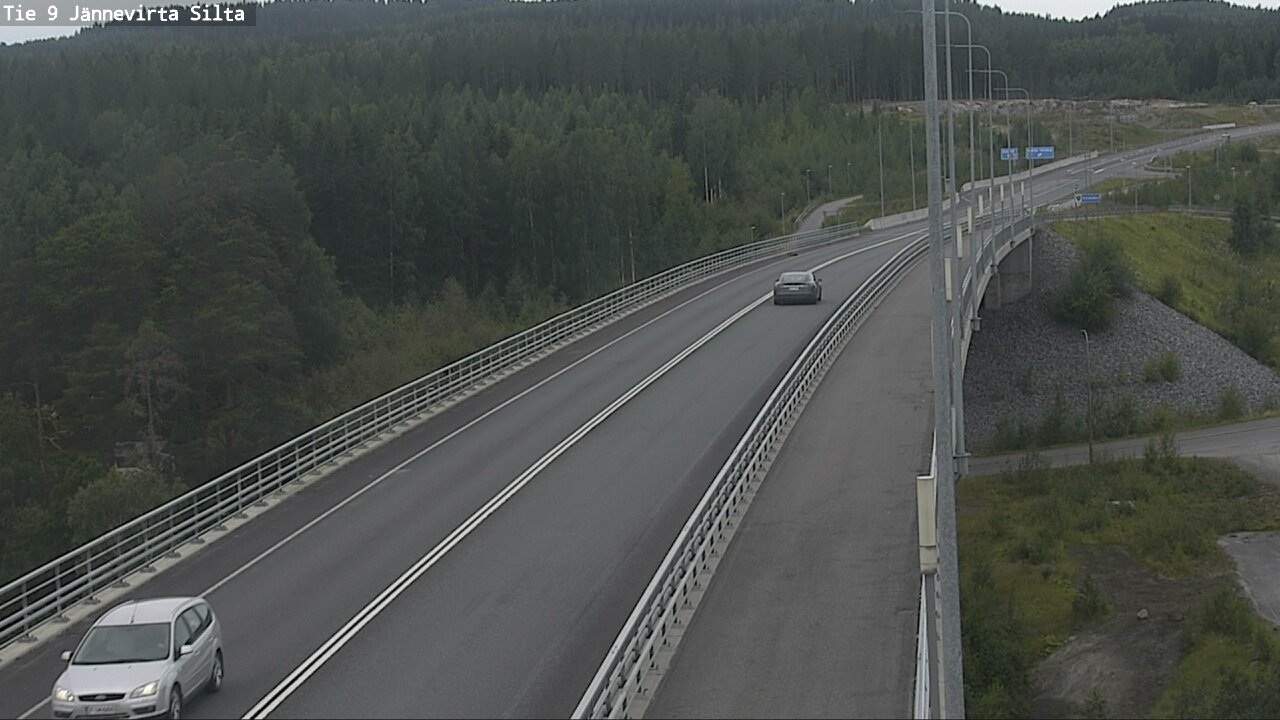 Weather Camera Image Road 9 Kuopio, Jännevirran silta, Kuopio, Pohjois-Savo