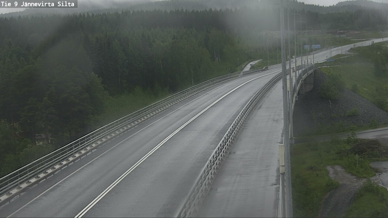 Weather Camera Image Road 9 Kuopio, Jännevirran silta, Kuopio, Pohjois-Savo
