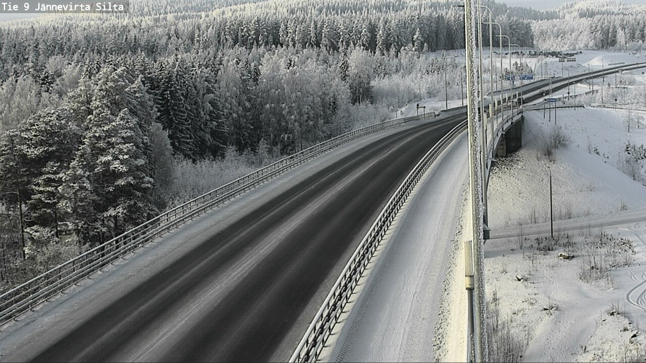 Weather Camera Image Väg 9 Kuopio, Jännevirran silta, Kuopio, Pohjois-Savo