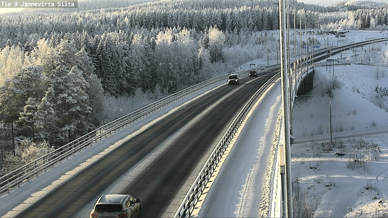 Weather Camera Image Väg 9 Kuopio, Jännevirran silta, Kuopio, Pohjois-Savo