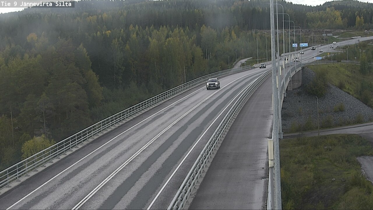Weather Camera Image Road 9 Kuopio, Jännevirran silta, Kuopio, Pohjois-Savo