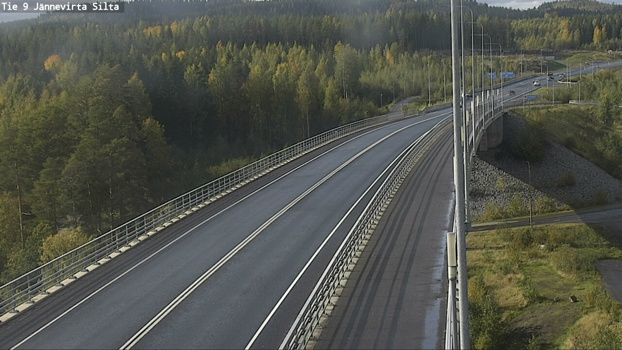 Weather Camera Image Road 9 Kuopio, Jännevirran silta, Kuopio, Pohjois-Savo