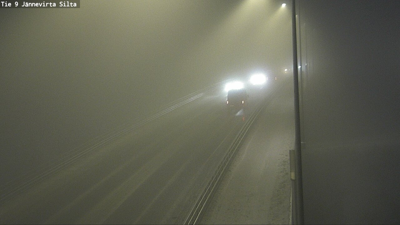 Weather Camera Image Road 9 Kuopio, Jännevirran silta, Kuopio, Pohjois-Savo