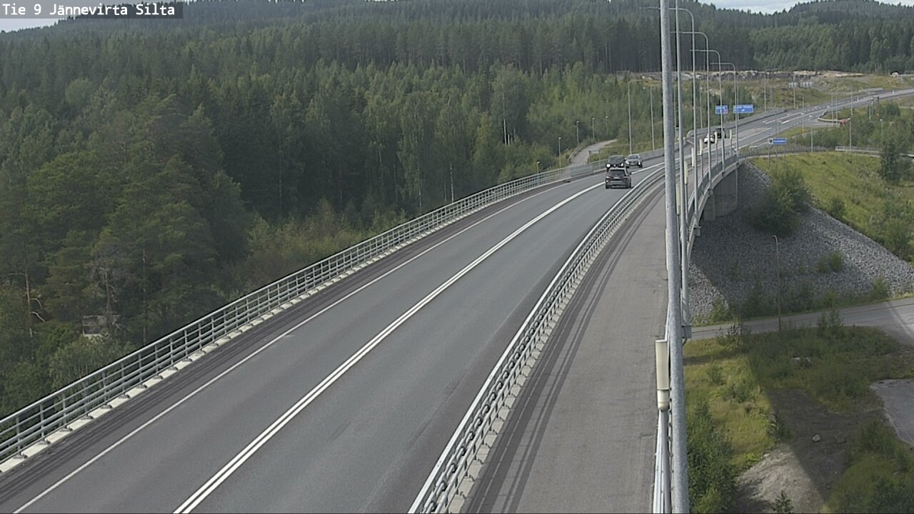 Weather Camera Image Road 9 Kuopio, Jännevirran silta, Kuopio, Pohjois-Savo