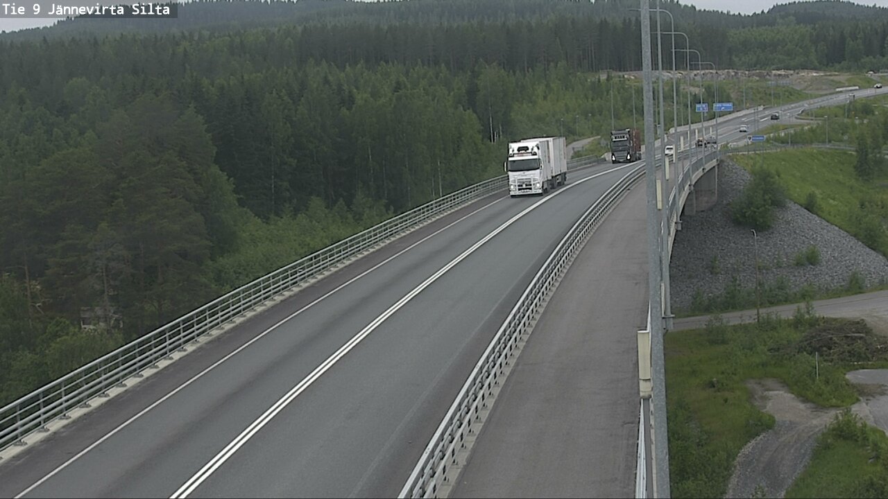 Kelikamerat Kuva Tie 9 Kuopio, Jännevirran silta, Kuopio, Pohjois-Savo
