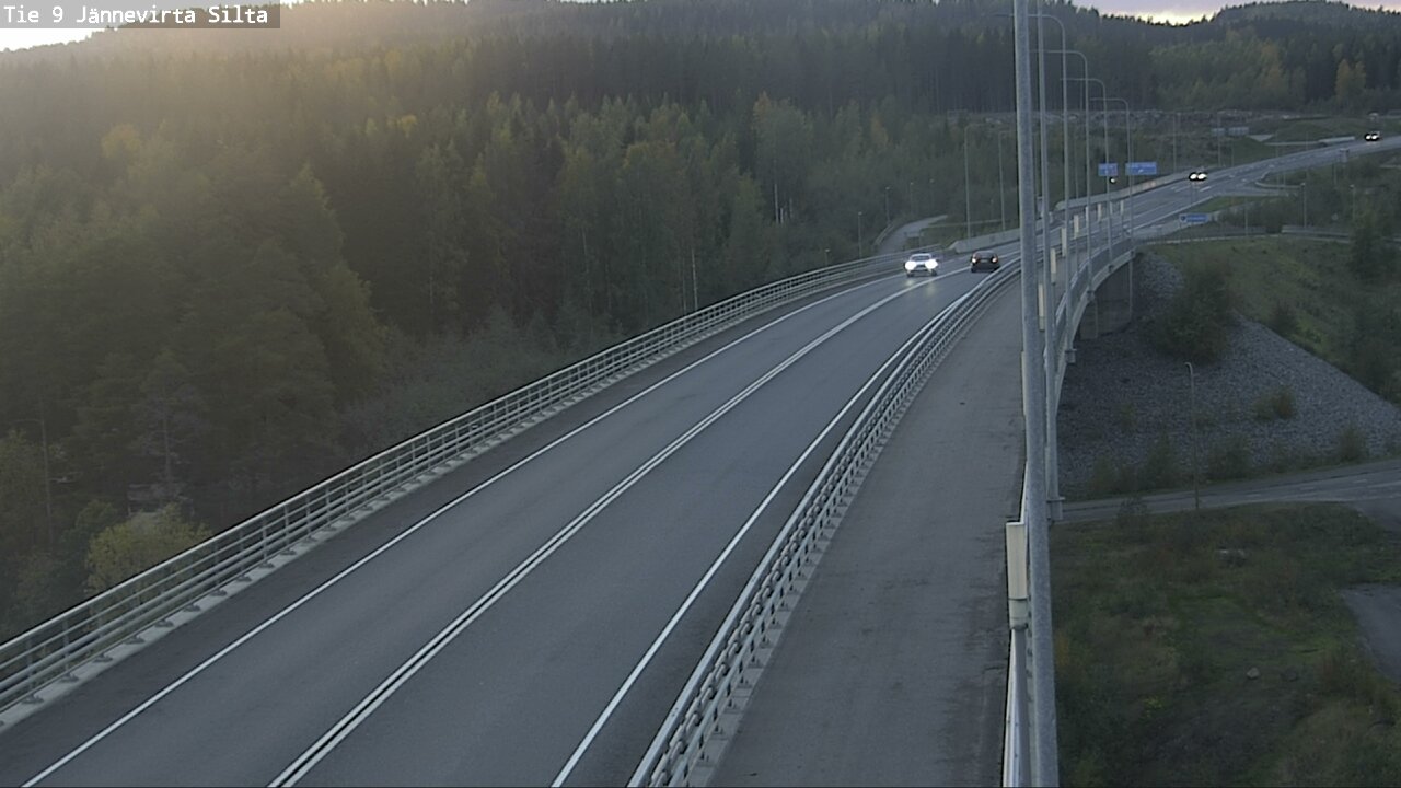 Weather Camera Image Road 9 Kuopio, Jännevirran silta, Kuopio, Pohjois-Savo