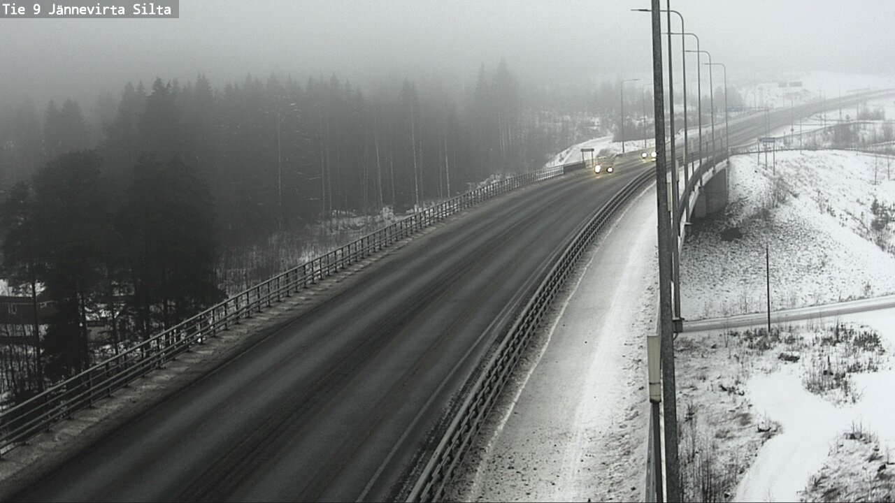 Weather Camera Image Road 9 Kuopio, Jännevirran silta, Kuopio, Pohjois-Savo