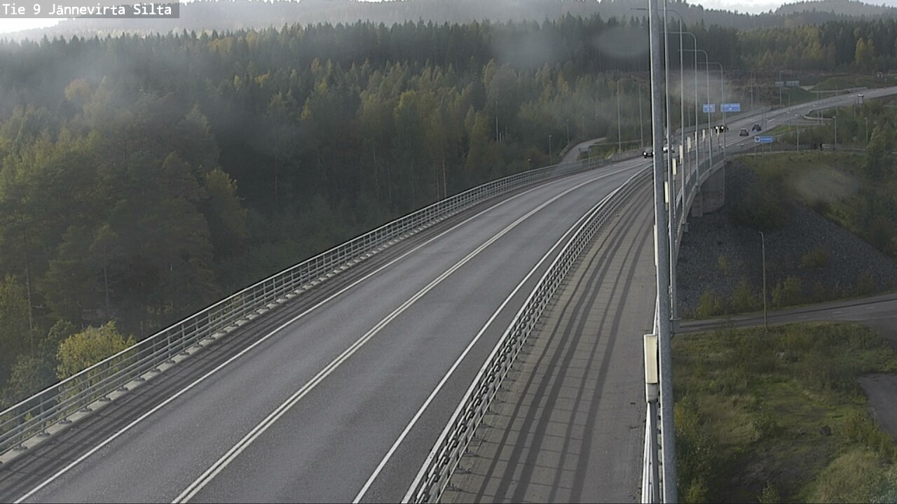Weather Camera Image Road 9 Kuopio, Jännevirran silta, Kuopio, Pohjois-Savo