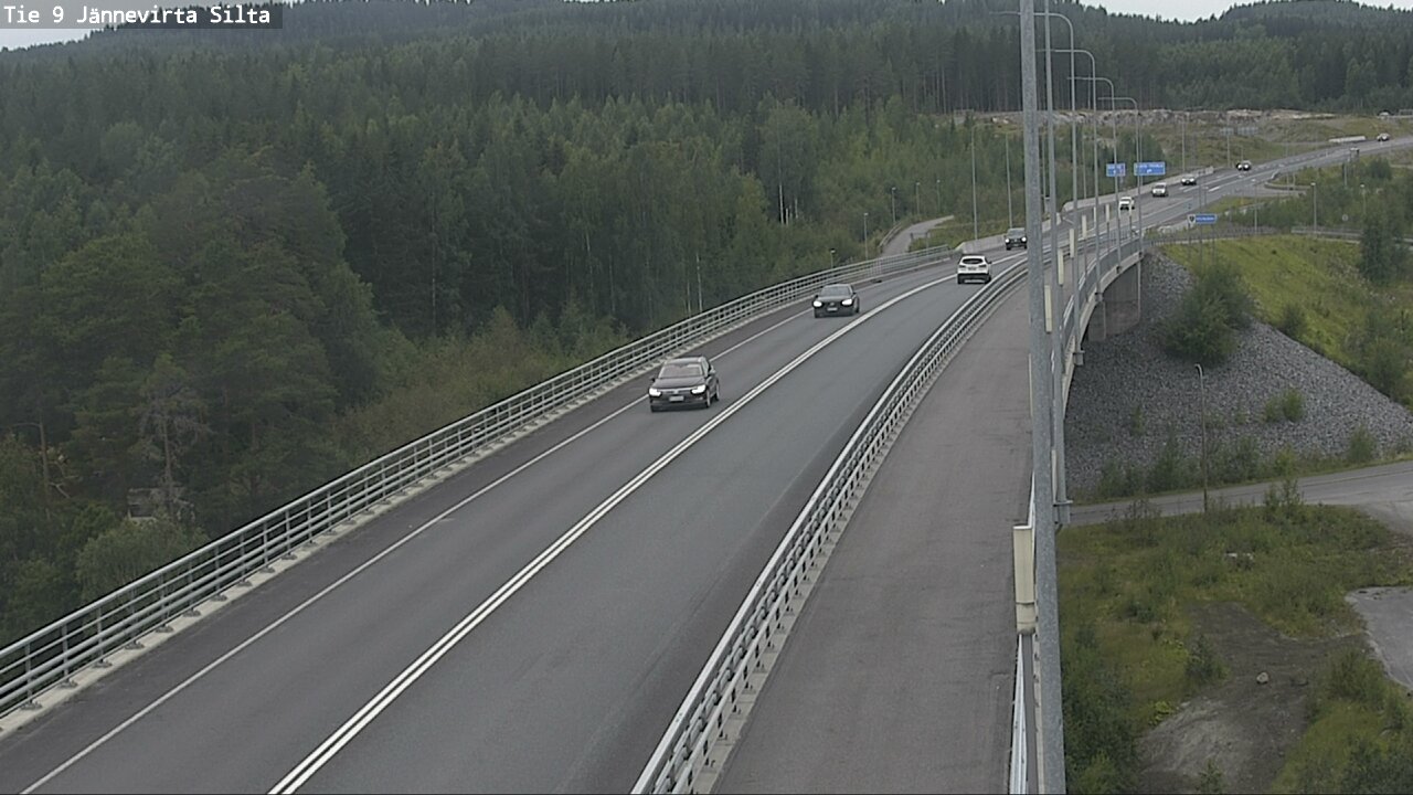 Weather Camera Image Road 9 Kuopio, Jännevirran silta, Kuopio, Pohjois-Savo