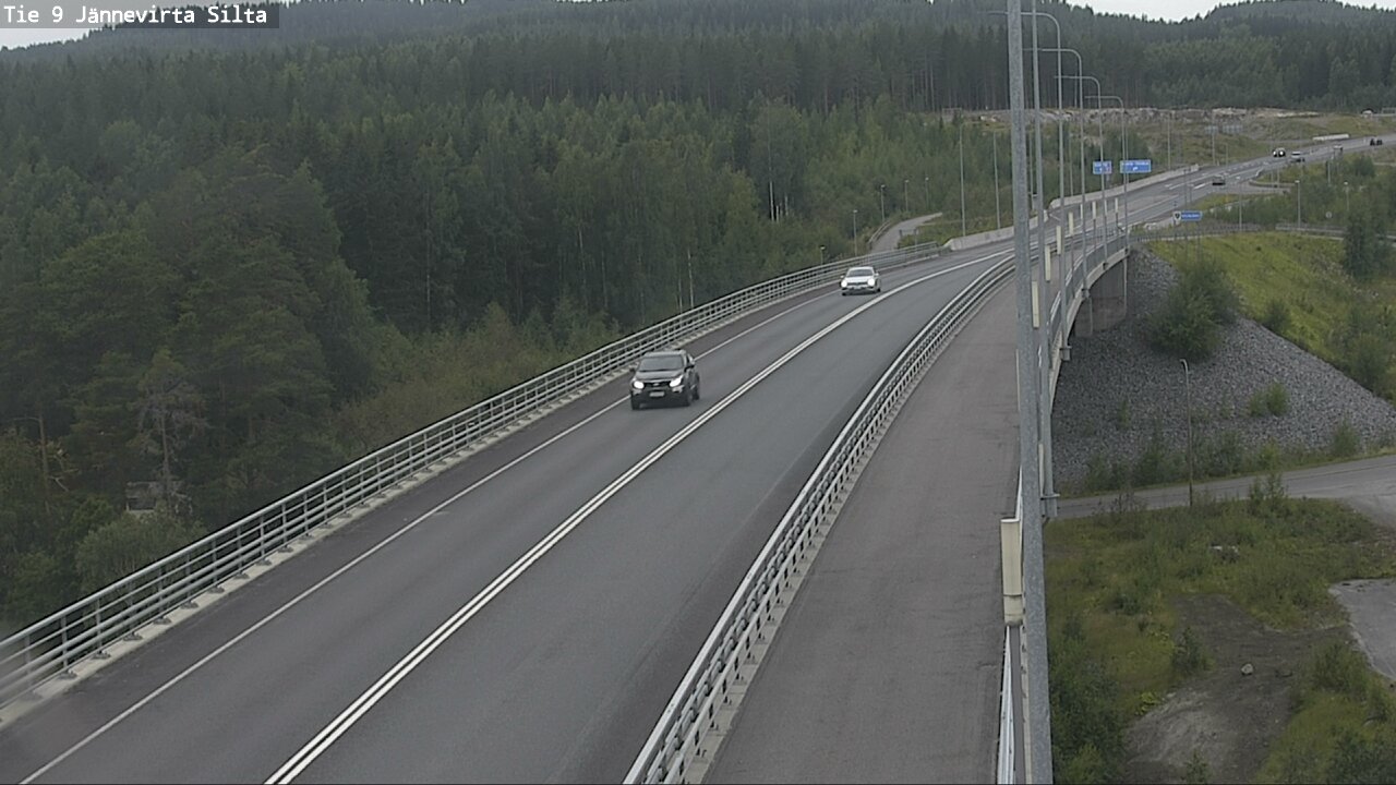 Weather Camera Image Road 9 Kuopio, Jännevirran silta, Kuopio, Pohjois-Savo