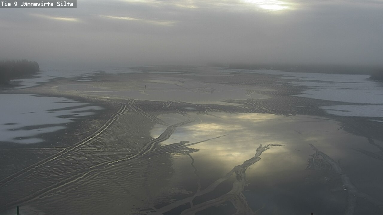 Weather Camera Image Road 9 Kuopio, Jännevirran silta, Kuopio, Pohjois-Savo