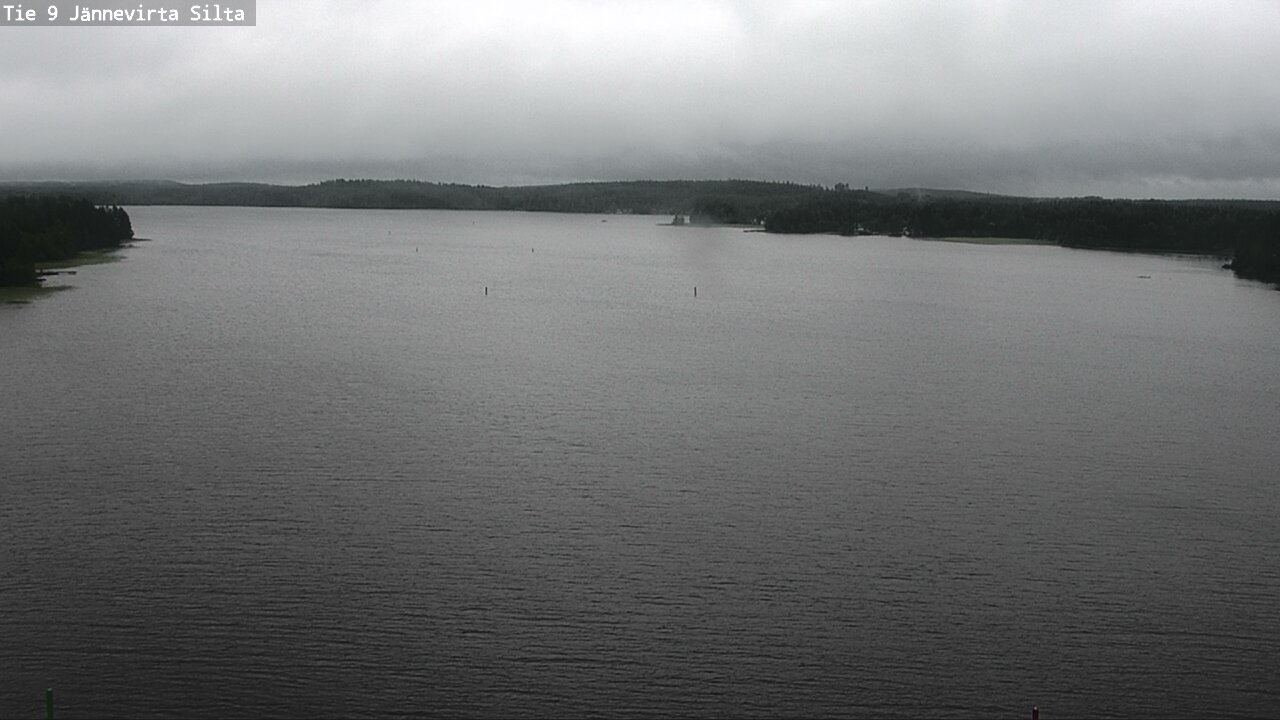 Weather Camera Image Road 9 Kuopio, Jännevirran silta, Kuopio, Pohjois-Savo
