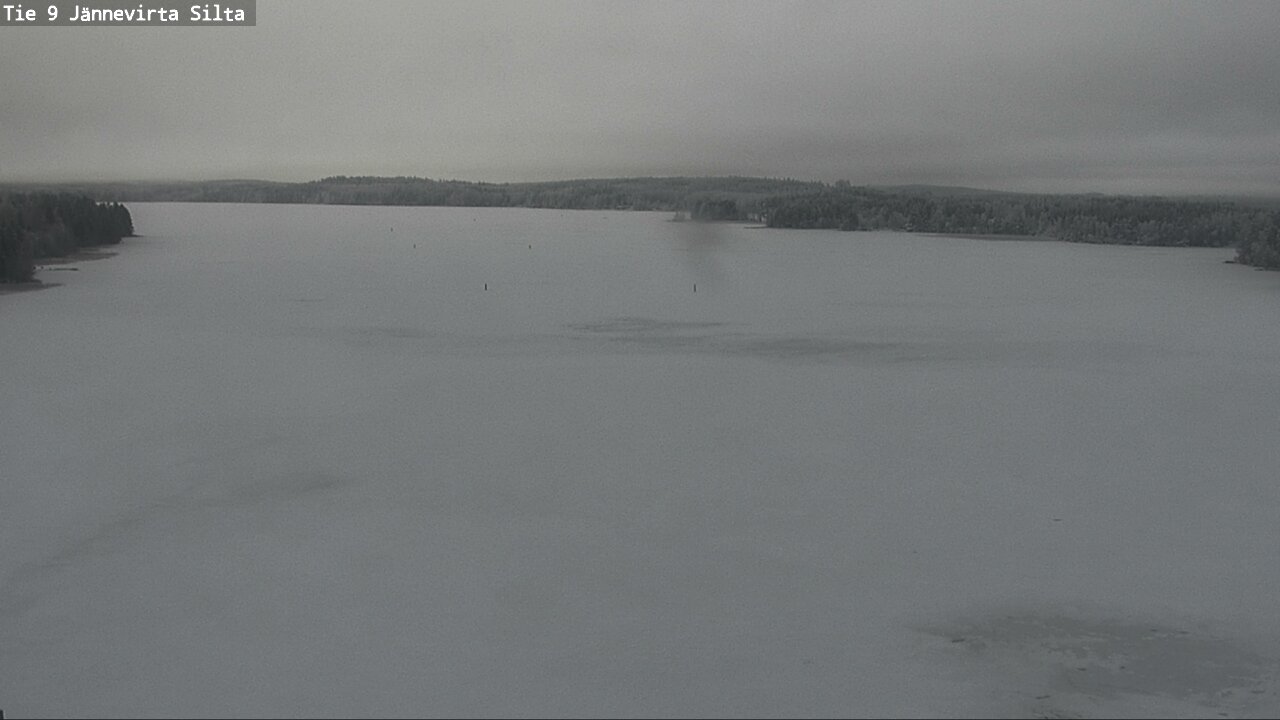 Weather Camera Image Väg 9 Kuopio, Jännevirran silta, Kuopio, Pohjois-Savo