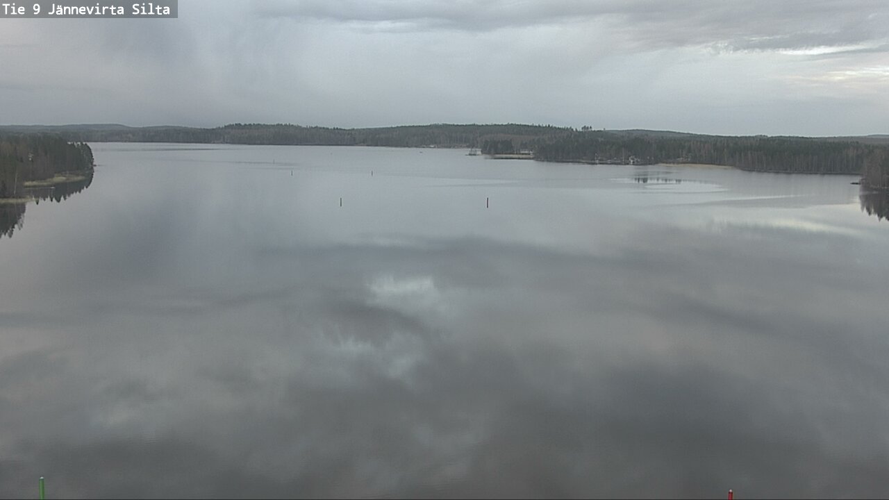 Weather Camera Image Road 9 Kuopio, Jännevirran silta, Kuopio, Pohjois-Savo