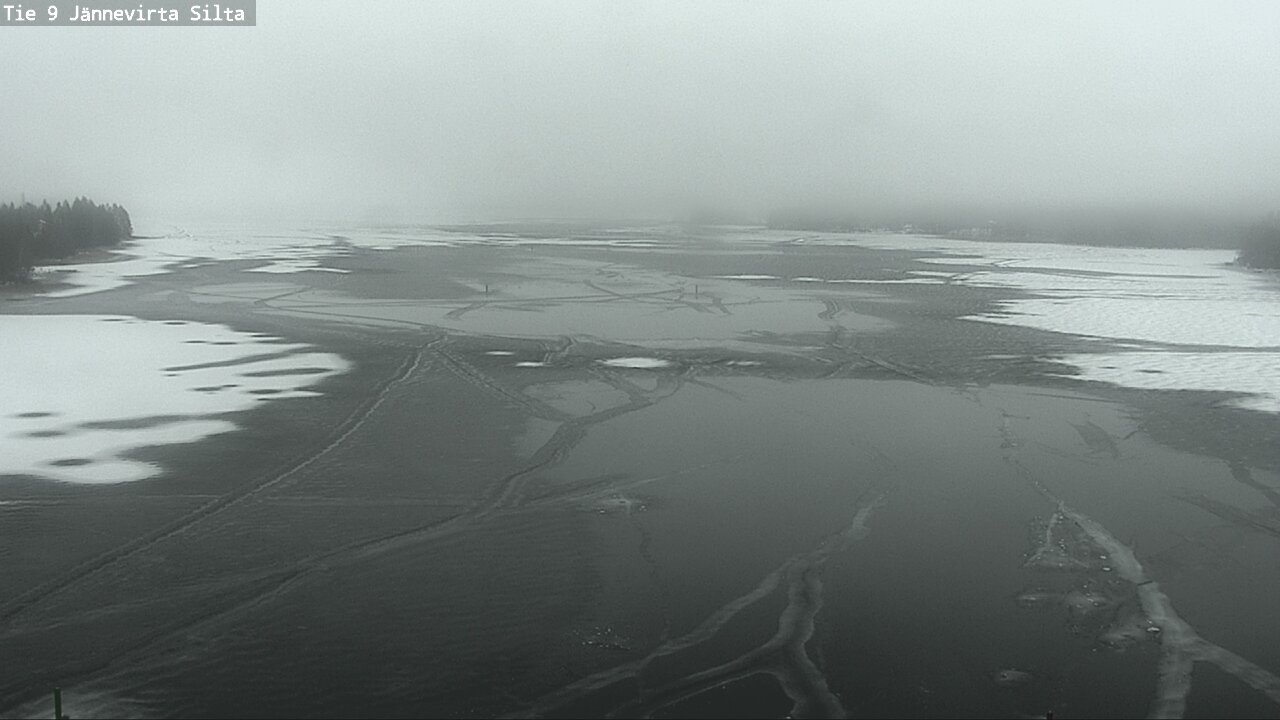 Weather Camera Image Road 9 Kuopio, Jännevirran silta, Kuopio, Pohjois-Savo