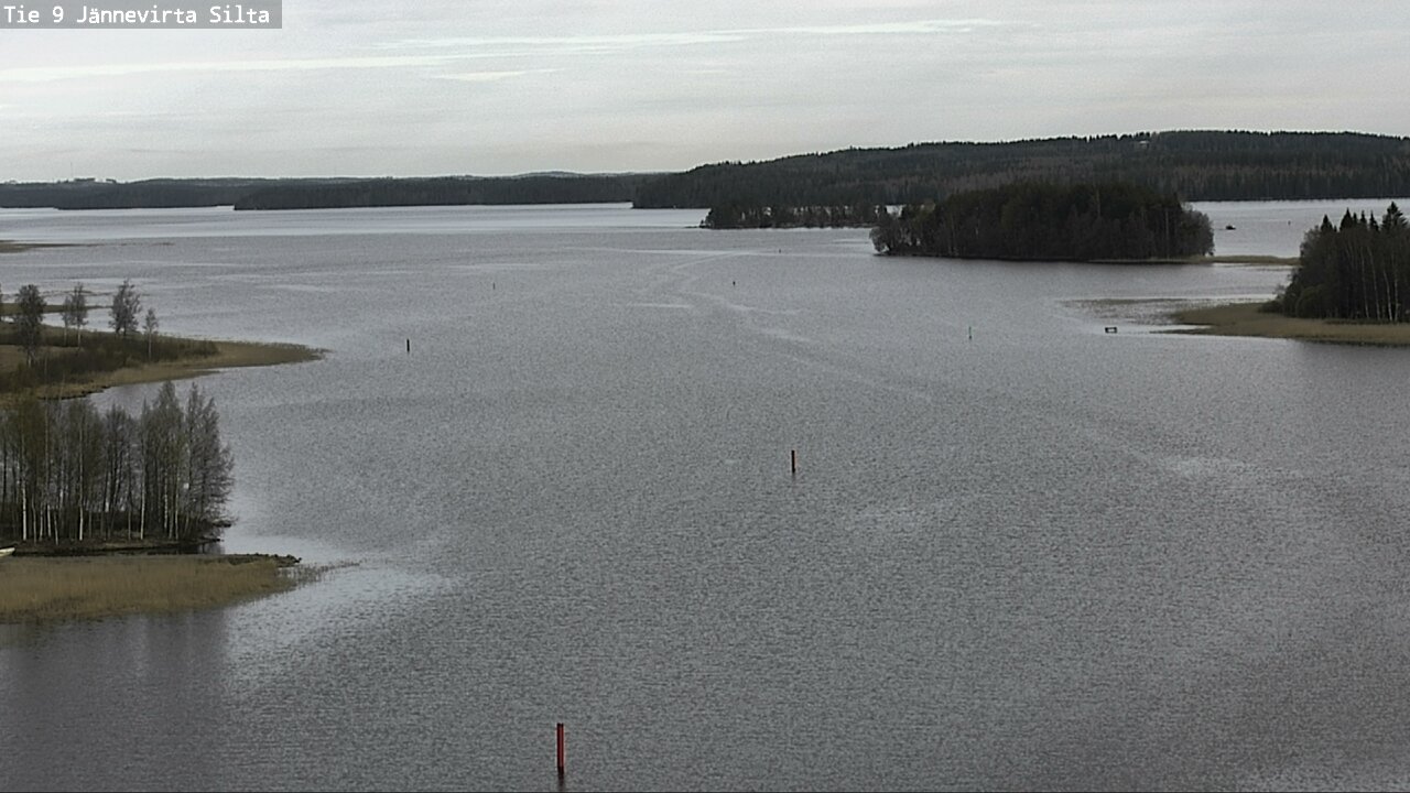 Weather Camera Image Road 9 Kuopio, Jännevirran silta, Kuopio, Pohjois-Savo