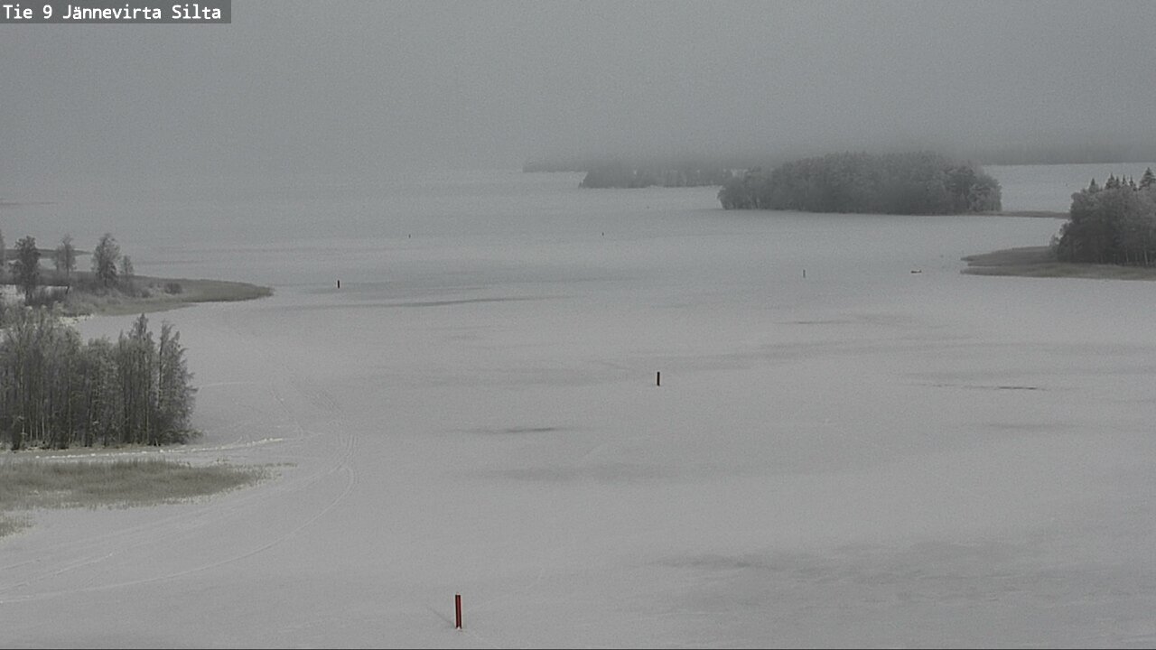 Weather Camera Image Väg 9 Kuopio, Jännevirran silta, Kuopio, Pohjois-Savo