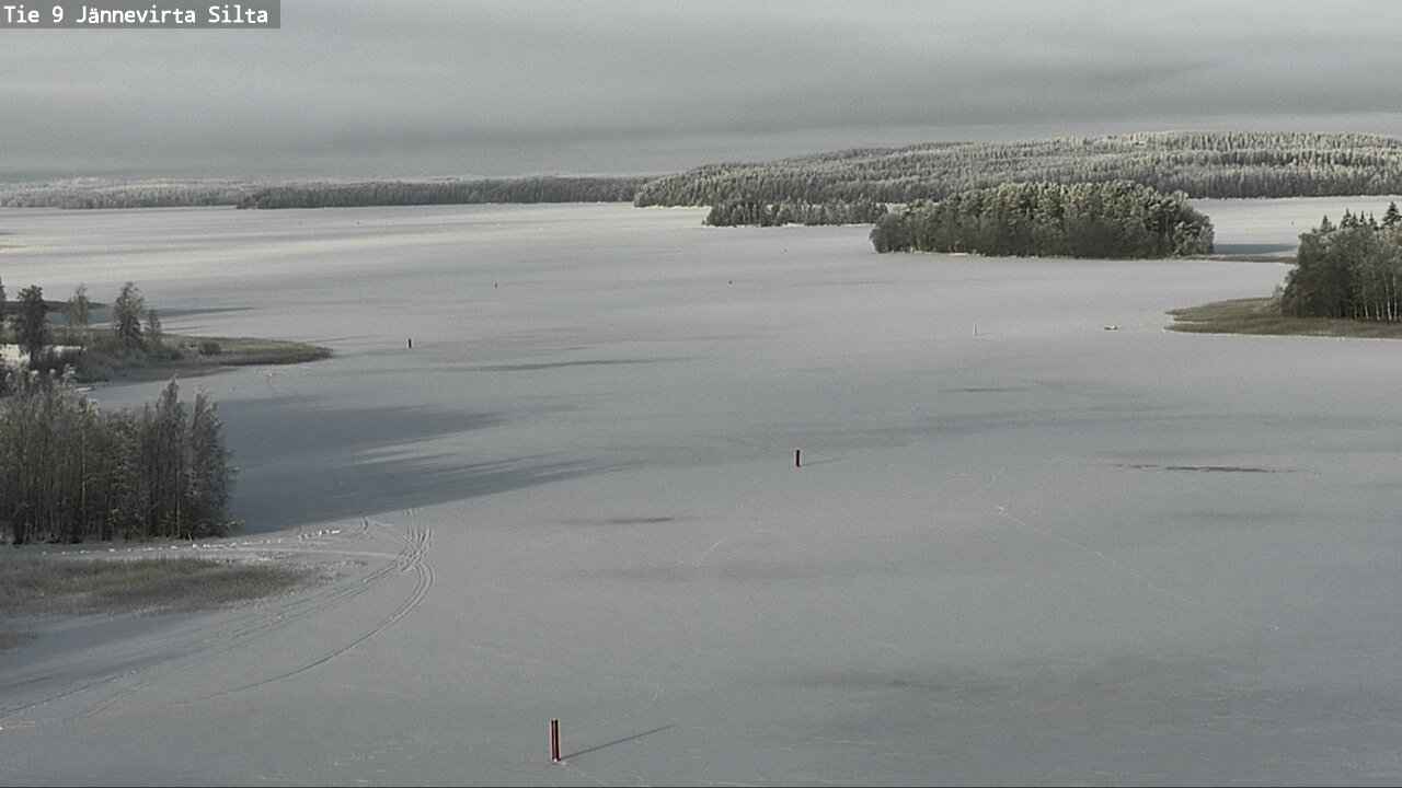 Weather Camera Image Väg 9 Kuopio, Jännevirran silta, Kuopio, Pohjois-Savo