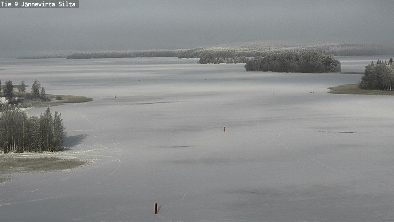 Weather Camera Image Väg 9 Kuopio, Jännevirran silta, Kuopio, Pohjois-Savo